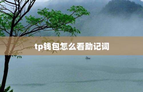 tp钱包怎么看助记词