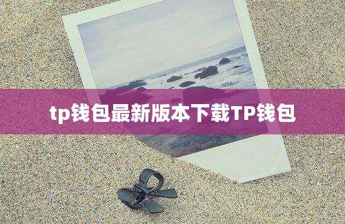 tp钱包最新版本下载TP钱包