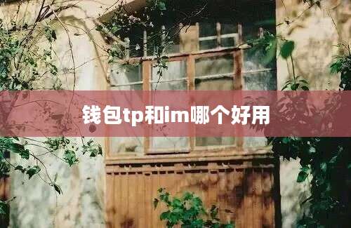 钱包tp和im哪个好用