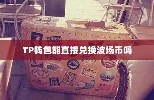 TP钱包能直接兑换波场币吗
