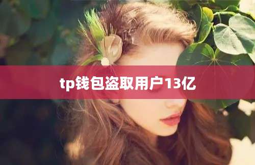 tp钱包盗取用户13亿