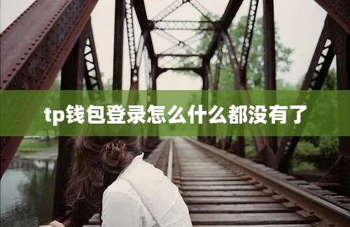 tp钱包登录怎么什么都没有了