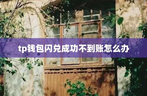 tp钱包闪兑成功不到账怎么办