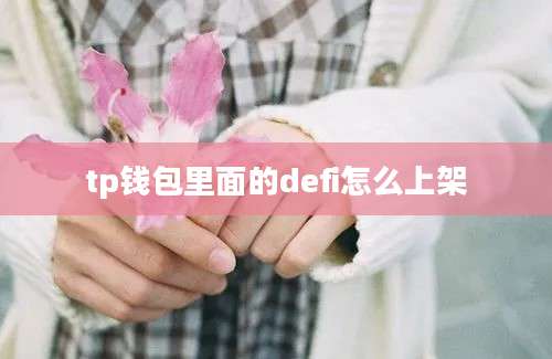 tp钱包里面的defi怎么上架