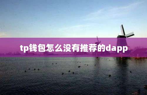 tp钱包怎么没有推荐的dapp