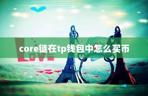 core链在tp钱包中怎么买币