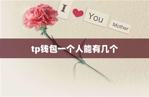 tp钱包一个人能有几个
