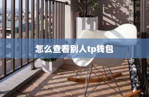 怎么查看别人tp钱包