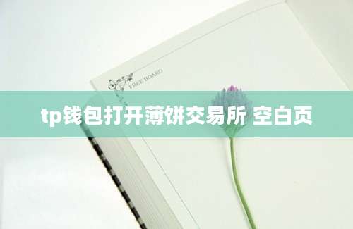tp钱包打开薄饼交易所 空白页
