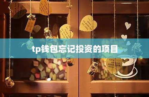tp钱包忘记投资的项目