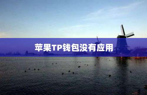 苹果TP钱包没有应用