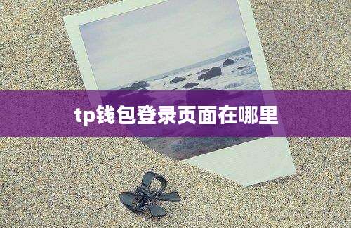 tp钱包登录页面在哪里
