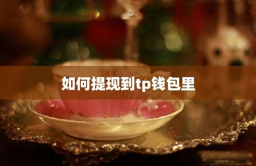 如何提现到tp钱包里