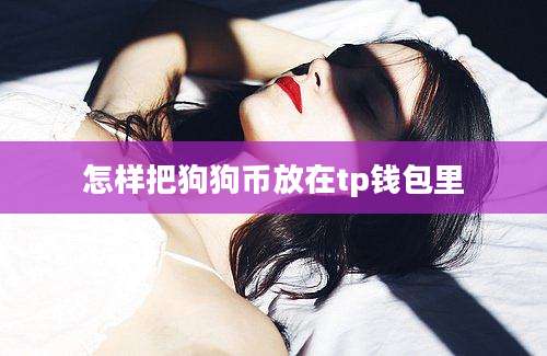 怎样把狗狗币放在tp钱包里