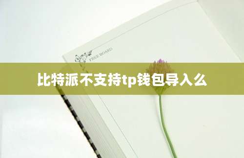 比特派不支持tp钱包导入么