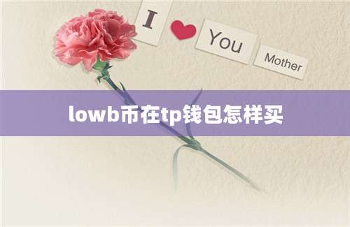 lowb币在tp钱包怎样买