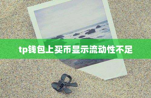tp钱包上买币显示流动性不足