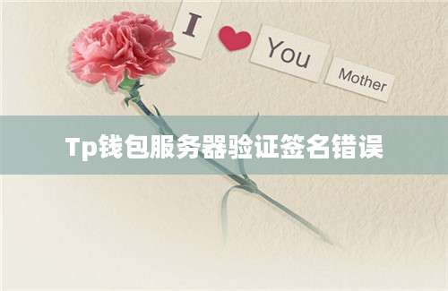 Tp钱包服务器验证签名错误