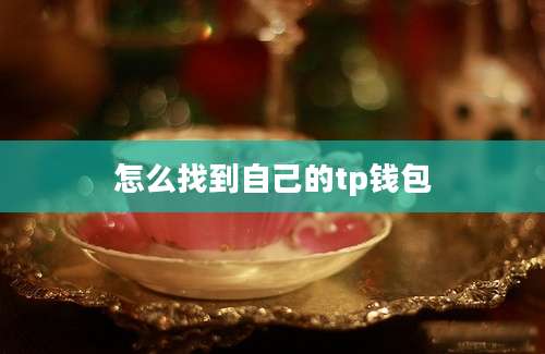 怎么找到自己的tp钱包