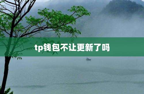 tp钱包不让更新了吗