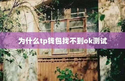 为什么tp钱包找不到ok测试