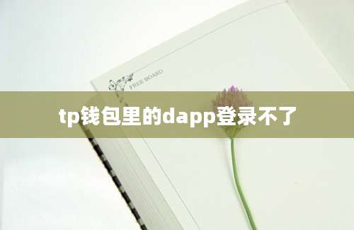 tp钱包里的dapp登录不了
