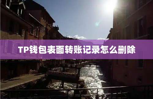 TP钱包表面转账记录怎么删除