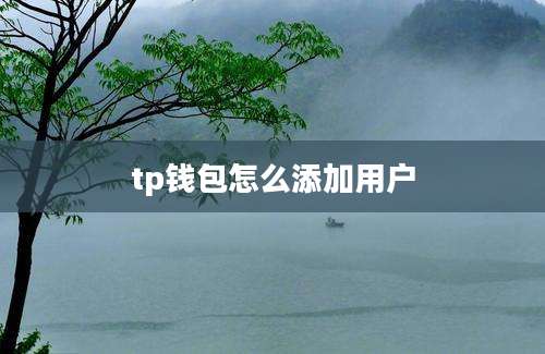 tp钱包怎么添加用户