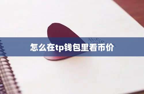 怎么在tp钱包里看币价