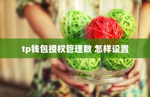 tp钱包授权管理数 怎样设置