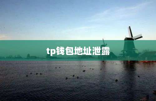 tp钱包地址泄露