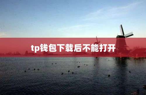 tp钱包下载后不能打开
