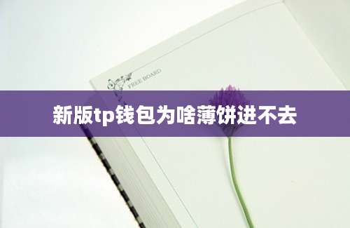新版tp钱包为啥薄饼进不去