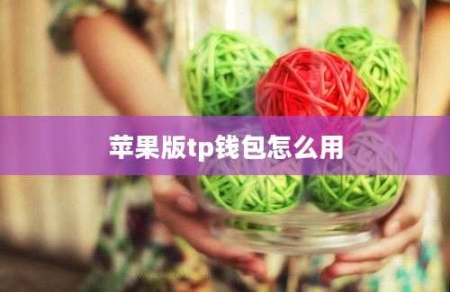 苹果版tp钱包怎么用