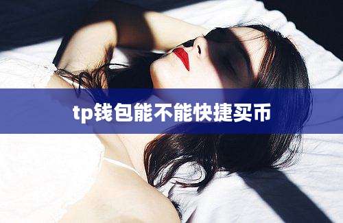tp钱包能不能快捷买币